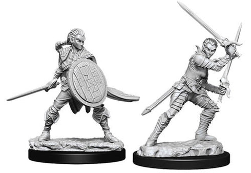 Pathfinder Battles Deep Cuts Female Elf Fighter